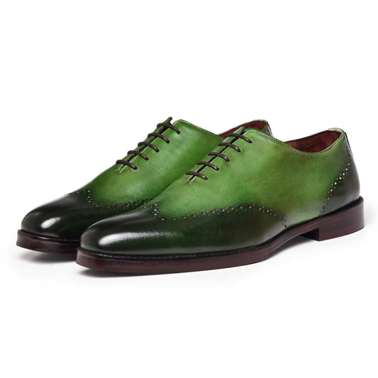 Dornford Veridian Wholecut Oxford – Emerald Green