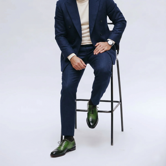 Dornford Veridian Wholecut Oxford – Emerald Green