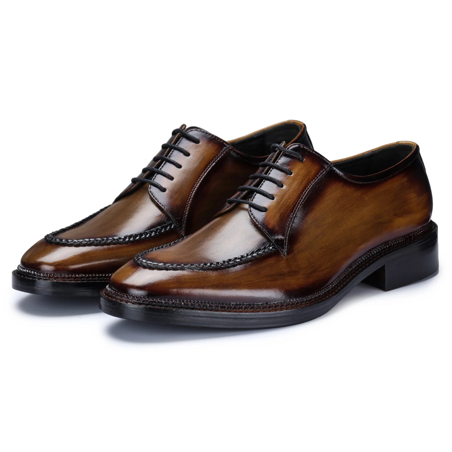 Dornford Heritage Derby – Brown Burnished Apron Toe
