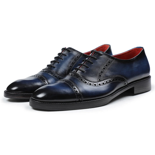 Dornford Montclair Cap-Toe Oxford – Midnight Navy