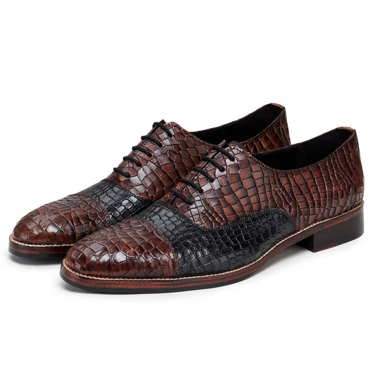 Dornford Crocco Captoe Oxford