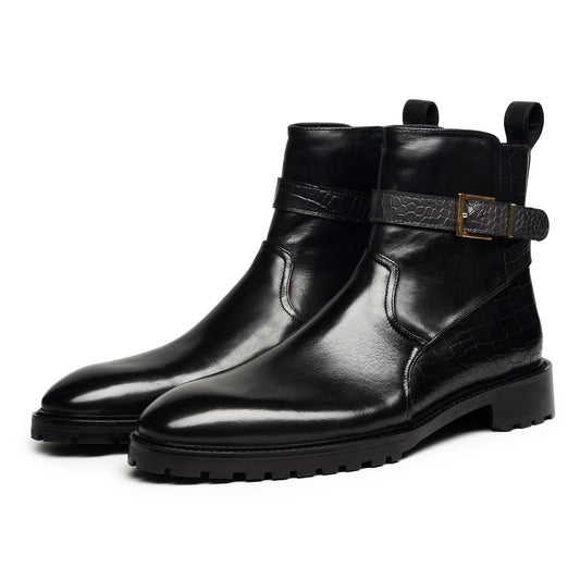 Dornford Strap Jodhpur Boots – Classic Black