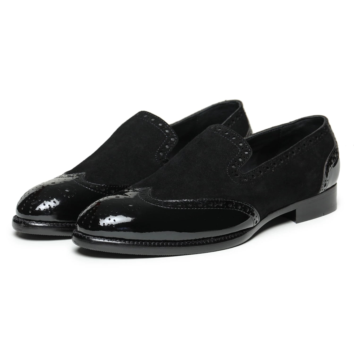 Dornford Verona Loafer – Black & Suede