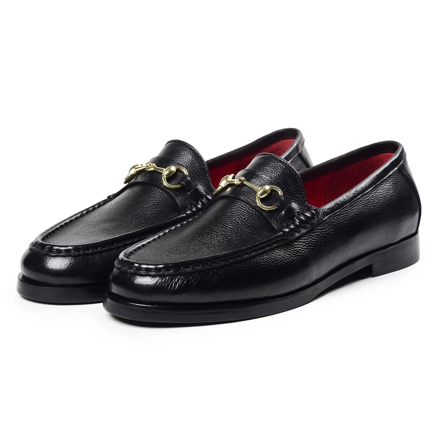 Dornford Horsebit Loafers – Midnight Black Full-Grain Leather