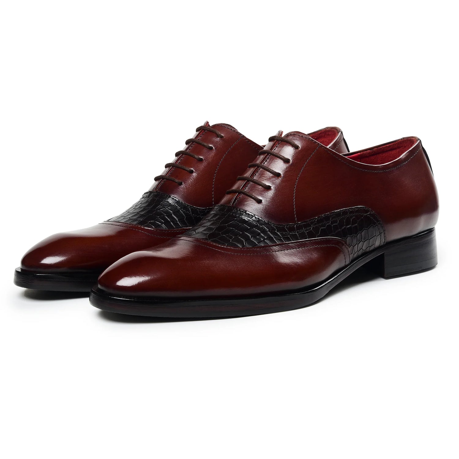 Dornford Plain Toe Oxford Shoes – Brown Leather