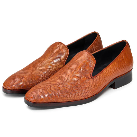 Dornford Veneto Loafer – Textured Cognac