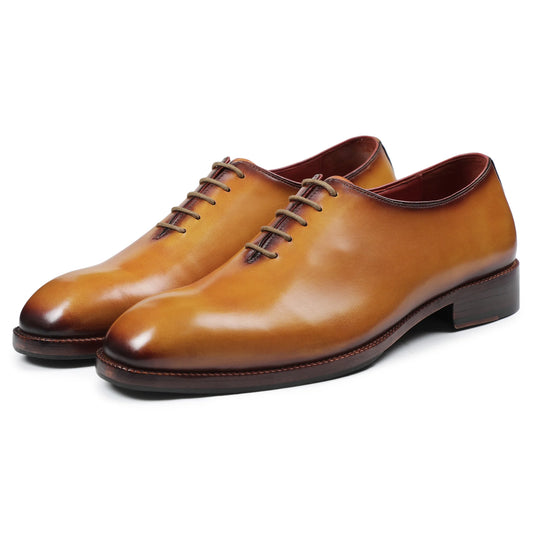 Dornford Aurelio Wholecut Oxford – Golden Tan