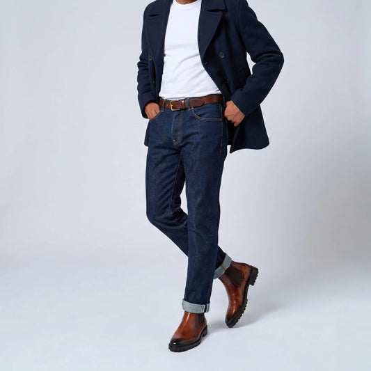 Dornford Burnished Chelsea Boots – Cognac Brown