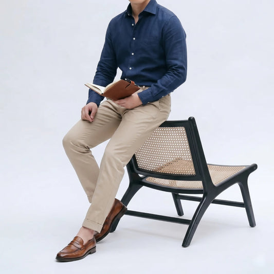 Dornford Classic Penny Loafer – Tan Burnished Finish