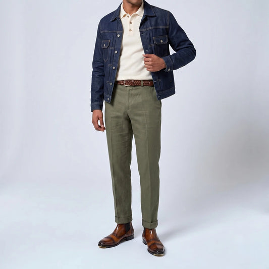Dornford Croc Captoe Chelsea Boots – Tan & Brown