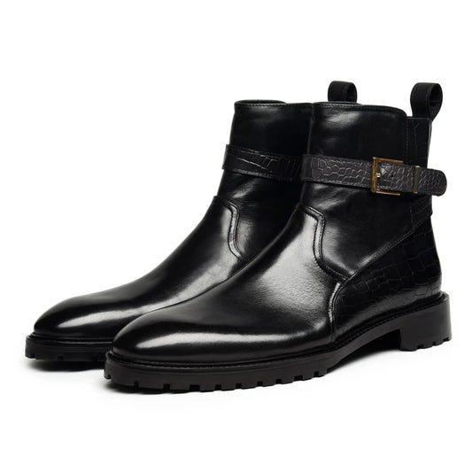 Dornford Strap Jodhpur Boots – Classic Black