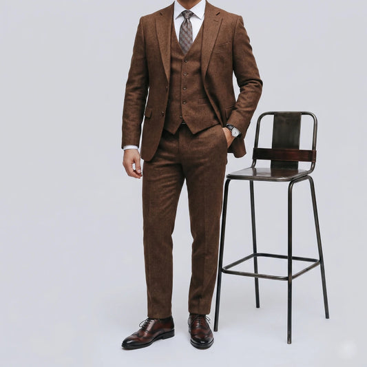 Dornford Heritage Wingtip Oxford – Chestnut Patina
