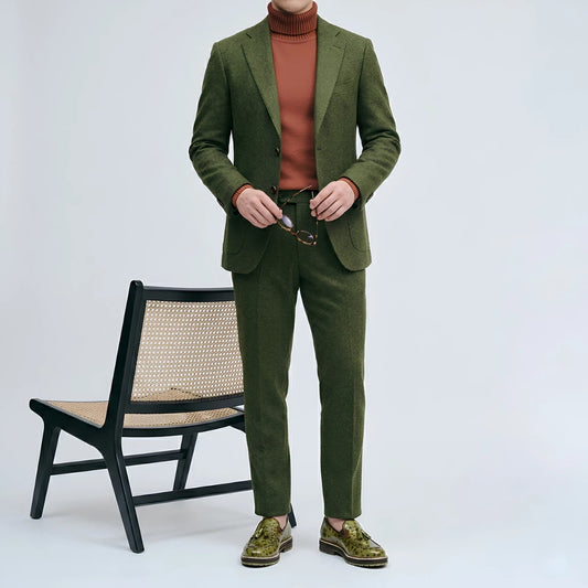 Dornford Milano Tassel Loafer – Olive Patina