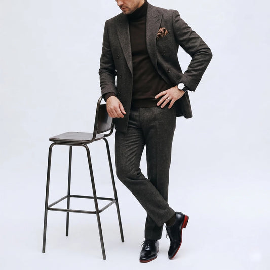 Dornford Noir Sovereign Wholecut Oxford – Black & Crimson Sole