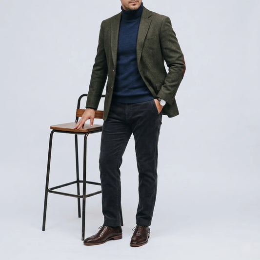Dornford Regno Croc-Embossed Oxford