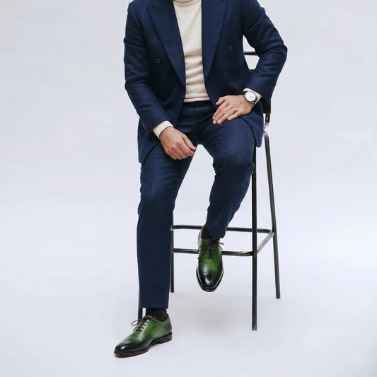 Dornford Veridian Wholecut Oxford – Emerald Green